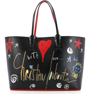 Christian Louboutin Cabata East West Tote Printed Leather Large