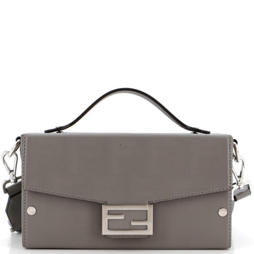 Fendi Baguette Soft Trunk Bag Zucca Leather