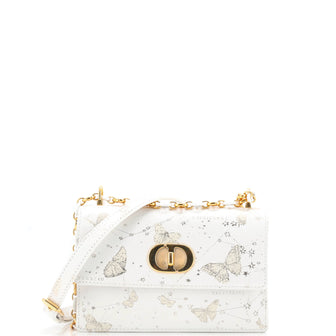 Christian Dior Miss Caro Flap Bag Printed Leather Mini