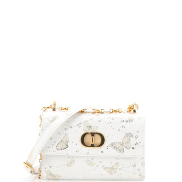 Christian Dior Miss Caro Flap Bag Printed Leather Mini