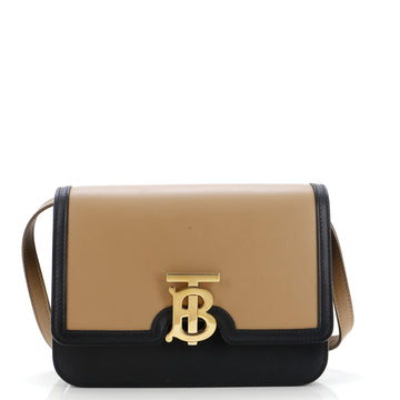 Burberry TB Flap Bag Leather Small