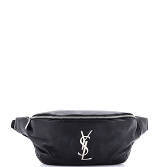 Saint Laurent Classic Monogram Belt Bag Leather