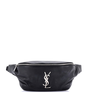 Saint Laurent Classic Monogram Belt Bag Leather