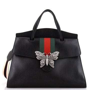 Gucci Totem Top Handle Bag Leather Large