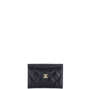 Chanel Classic Card Holder Quilted Caviar