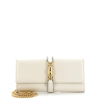 Gucci Jackie 1961 Continental Chain Wallet Leather