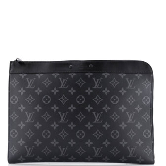 Louis Vuitton Pochette Jour Monogram Eclipse Canvas GM