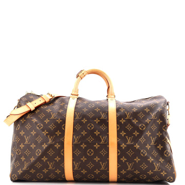 Louis Vuitton Keepall Bandouliere Bag Monogram Canvas 50