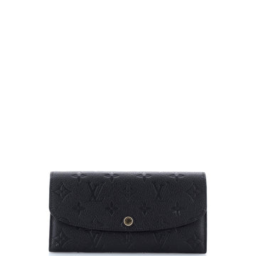 Louis Vuitton Emilie Wallet Monogram Empreinte Leather