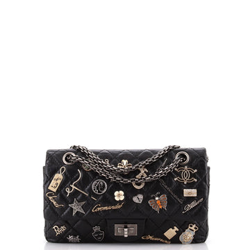 Chanel Lucky Charms Reissue 2.55 Flap Bag Quilted Aged Calfskin 225