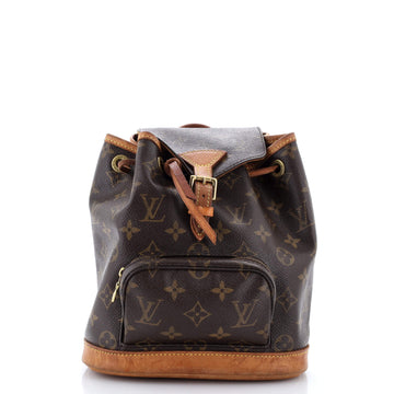 Louis Vuitton Vintage Montsouris Backpack Monogram Canvas PM