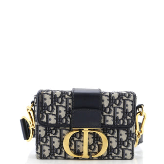 Christian Dior 30 Montaigne Box Bag Oblique Canvas