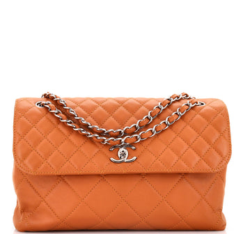 Chanel In The Business Flap Bag Quilted Calfskin Maxi