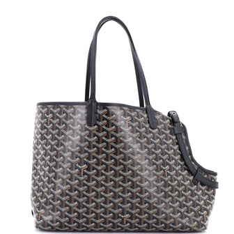 Goyard Chien Gris Pet Carrier Tote Coated Canvas