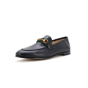 Gucci Women's Web Brixton Horsebit Loafers Leather