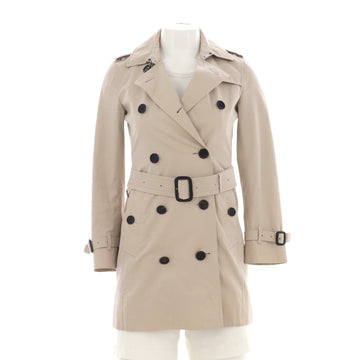 Burberry Women's Kensington Mid-Length Trench Coat Cotton