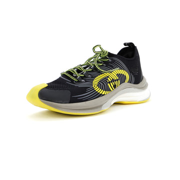 Gucci Men's Run Sneakers Embroidered Technical Fabric