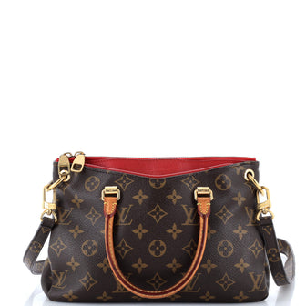 Louis Vuitton Pallas Tote Monogram Canvas with Leather BB