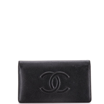 Chanel Timeless L-Yen Wallet Caviar Long