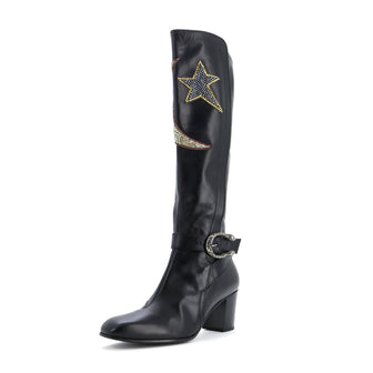 Gucci Women's Dionysus Knee High Boots Embellished Leather