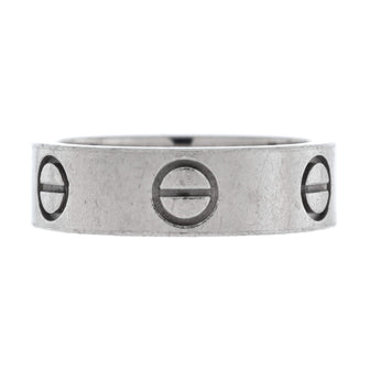 Cartier Love Band Ring 18K White Gold
