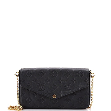 Louis Vuitton Felicie Pochette Monogram Empreinte Leather