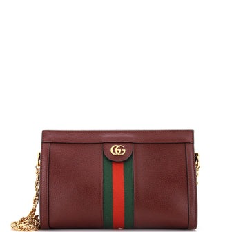 Gucci Ophidia Chain Shoulder Bag Leather Small