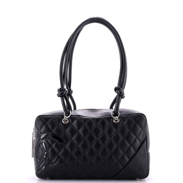 Chanel Cambon Bowler Bag Quilted Leather Medium
