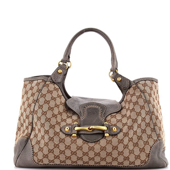 Gucci New Pelham Tote GG Canvas Large