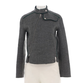 Hermes Women's Side Zip Jacket Cashmere Blend