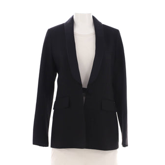 Louis Vuitton Women's Single Button Blazer Wool and Silk Blend