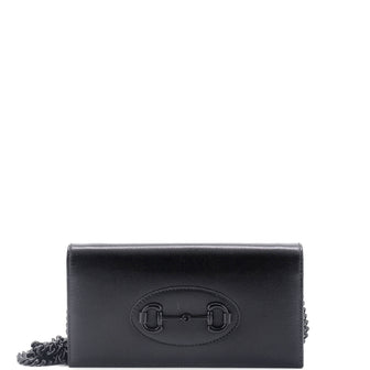 Gucci Horsebit 1955 Chain Wallet Leather