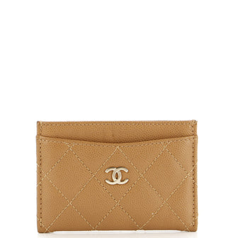 Chanel Classic Card Holder Quilted Caviar