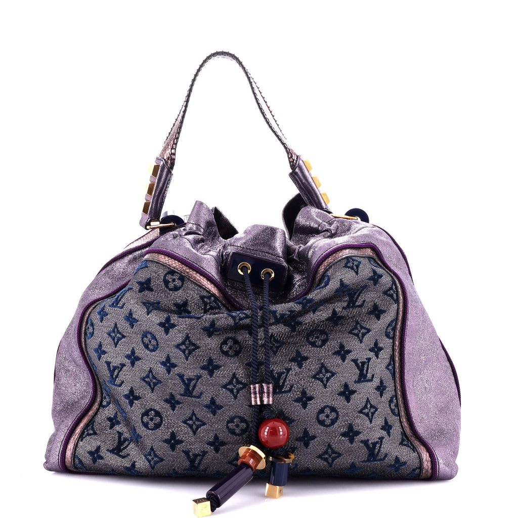 Louis Vuitton Bluebird Handbag Limited Edition Monogram Lurex
