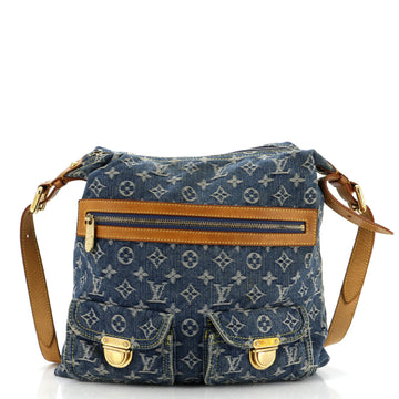 Louis Vuitton Baggy Handbag Denim GM