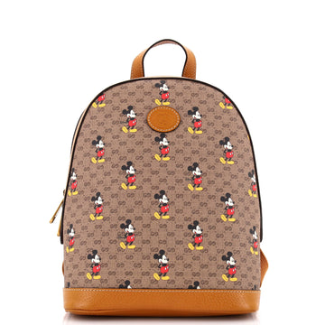 Gucci Disney Mickey Mouse Backpack Printed Mini GG Coated Canvas Small