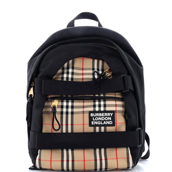 Burberry Nevis Backpack Vintage Check Canvas Medium