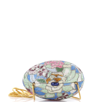 Judith Leiber Egg Minaudiere Crystal Small