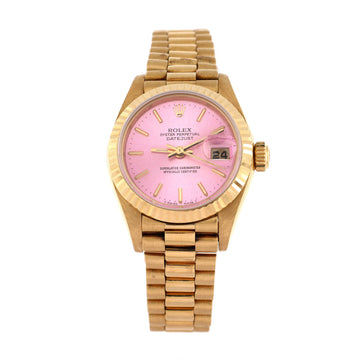 Rolex Oyster Perpetual President Datejust Automatic Watch Yellow Gold 26