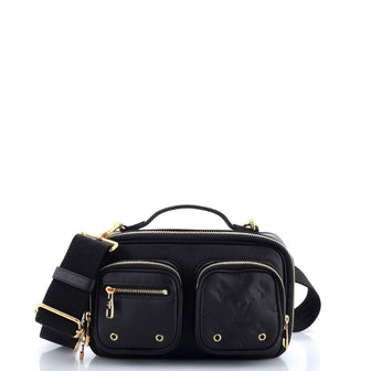 Louis Vuitton Utility Crossbody Bag Calfskin with Embossed Monogram Detail
