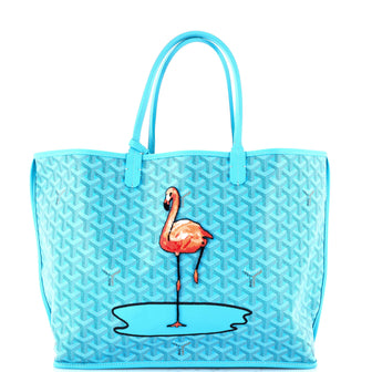 Goyard Anjou Reversible Tote Embroidered Coated Canvas PM