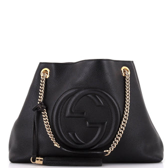 Gucci Soho Chain Strap Shoulder Bag Leather Medium
