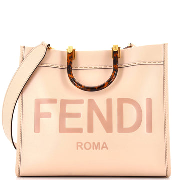 Fendi Sunshine Shopper Tote Leather Medium