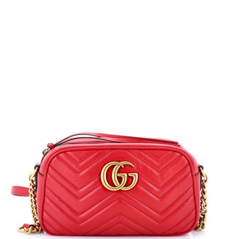 Gucci GG Marmont Shoulder Bag Matelasse Leather Small