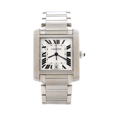 Cartier Tank Francaise Automatic Watch Stainless Steel 28