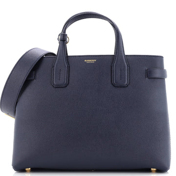 Burberry Banner Tote Leather Medium