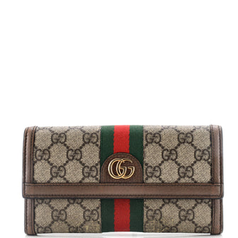 Gucci Ophidia Continental Wallet GG Coated Canvas