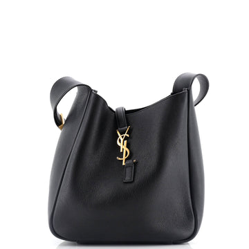 Saint Laurent Le 5 a 7 Supple Hobo Leather Small