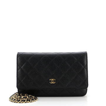 Chanel Wallet on Chain Quilted Caviar