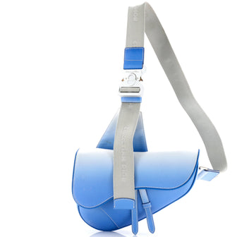 Christian Dior Saddle Crossbody Bag Ombre Leather